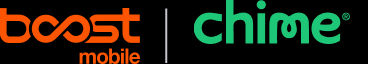 Logotipos de Chime + Boost