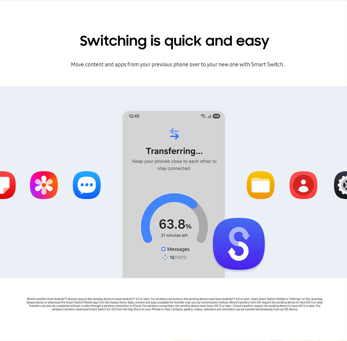 Galaxy Z Flip7: cambiar es rápido y fácil