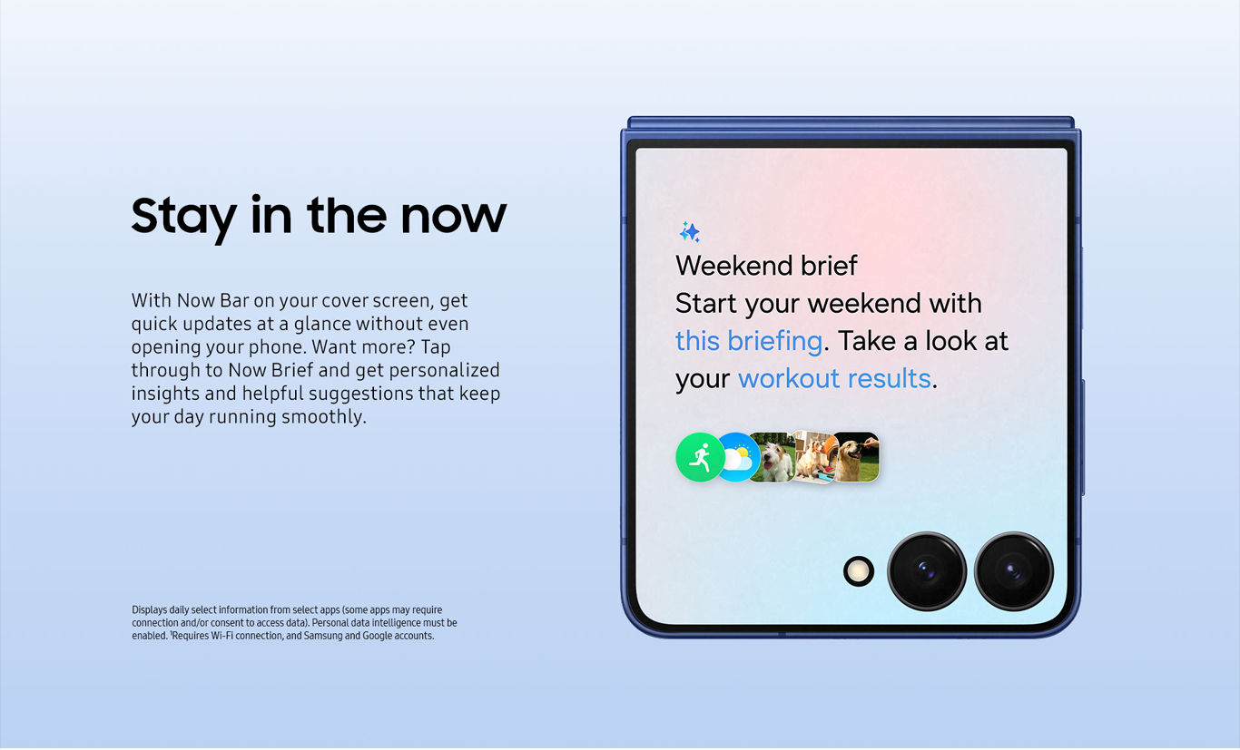 Galaxy Z Flip7: vive el presente