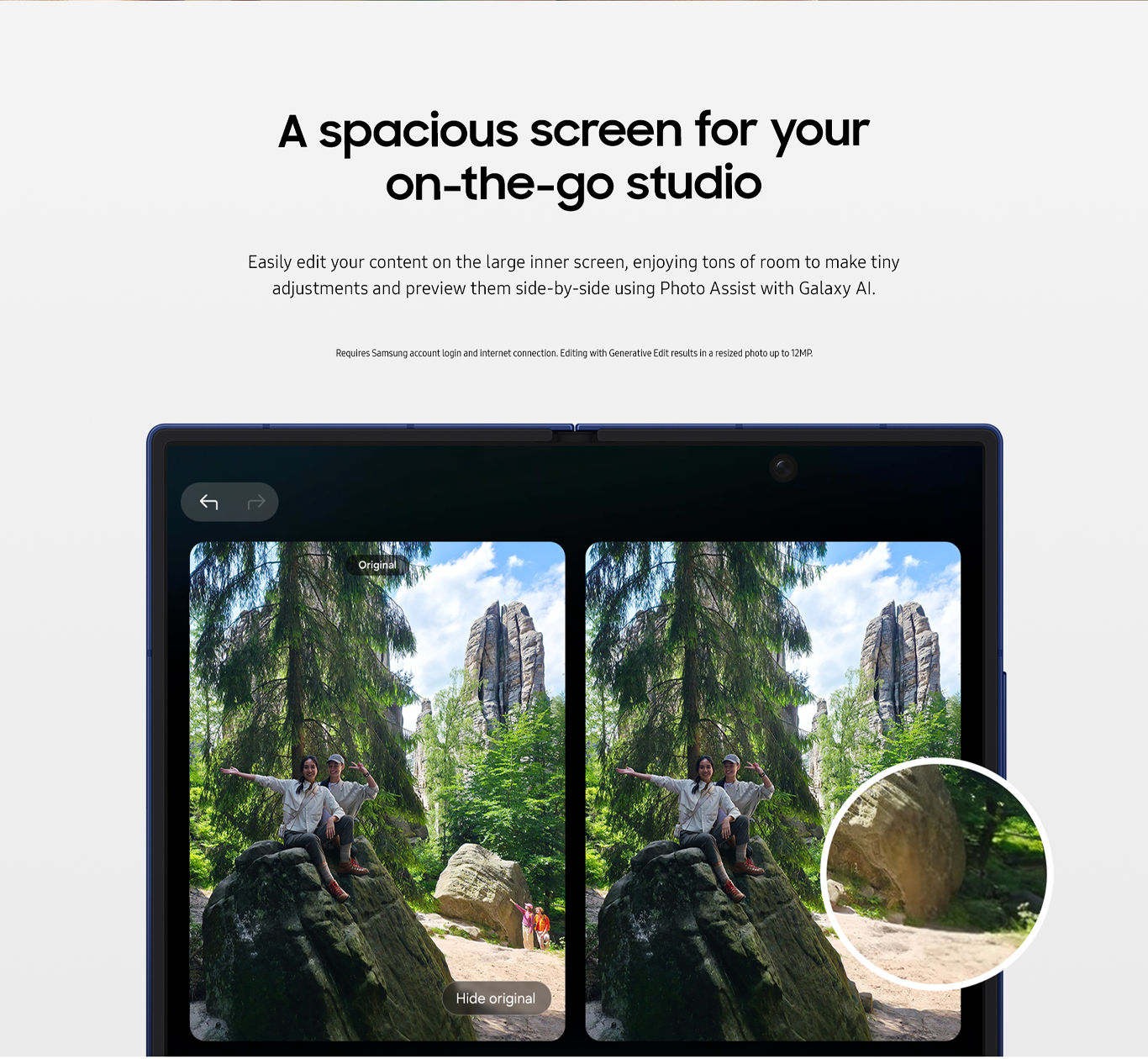 Galaxy Z Fold7: pantalla espaciosa