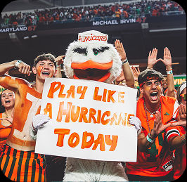 Mascota de Miami Football