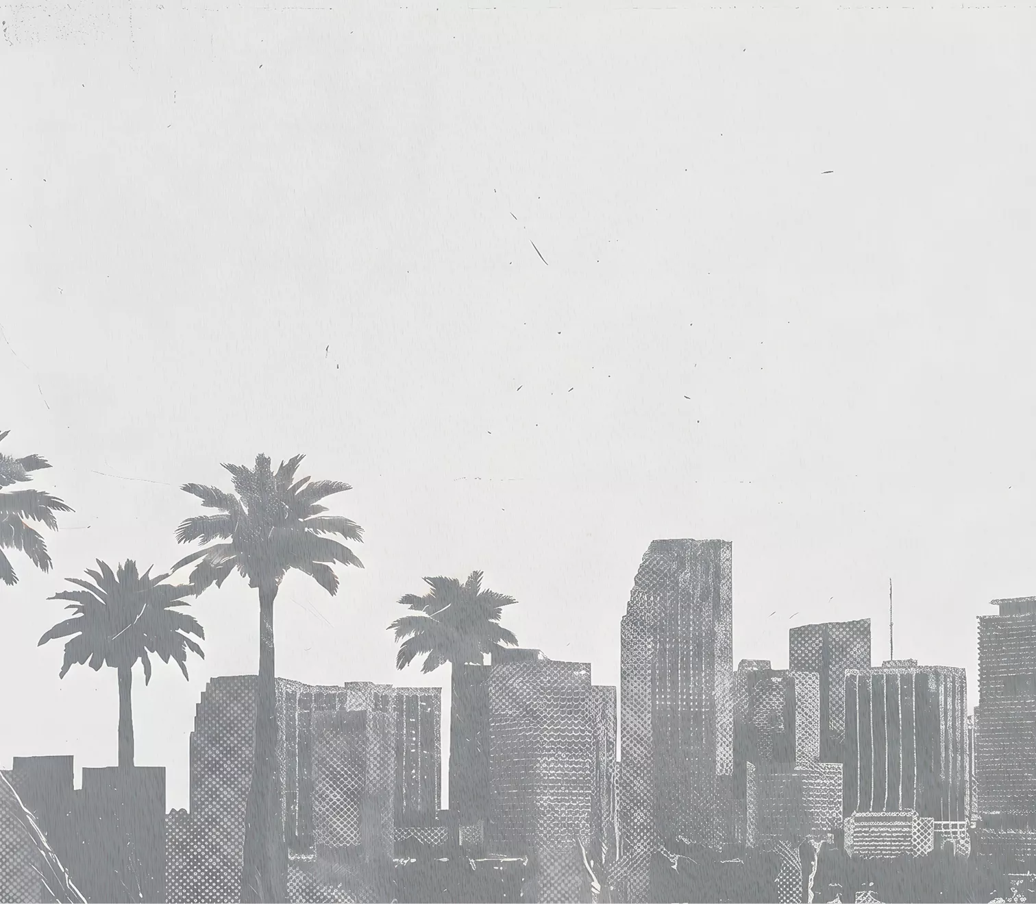 Fondo de palmeras grises
