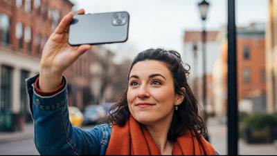 Mujer reciclando durante una limpieza comunitaria