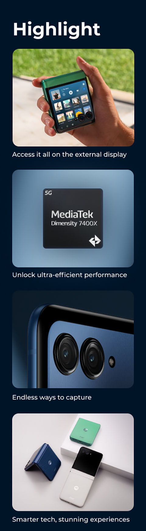lo más destacado de moto razr
