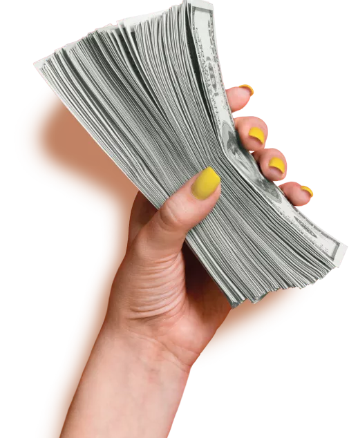 Dinero en la mano
